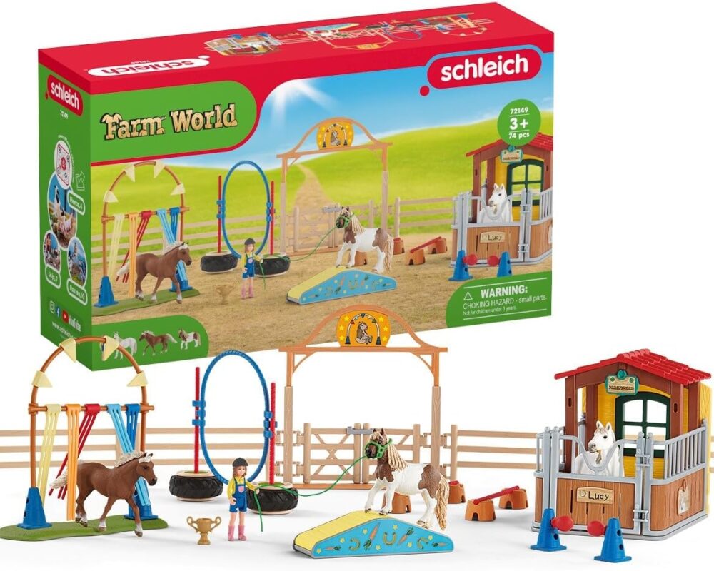 Schleich grote Horse Agility set met stalletje 72149