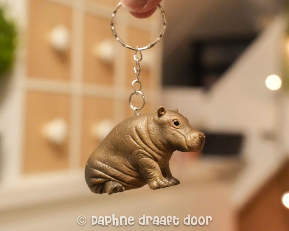 Sleutelhanger Nijlpaardje Schleich