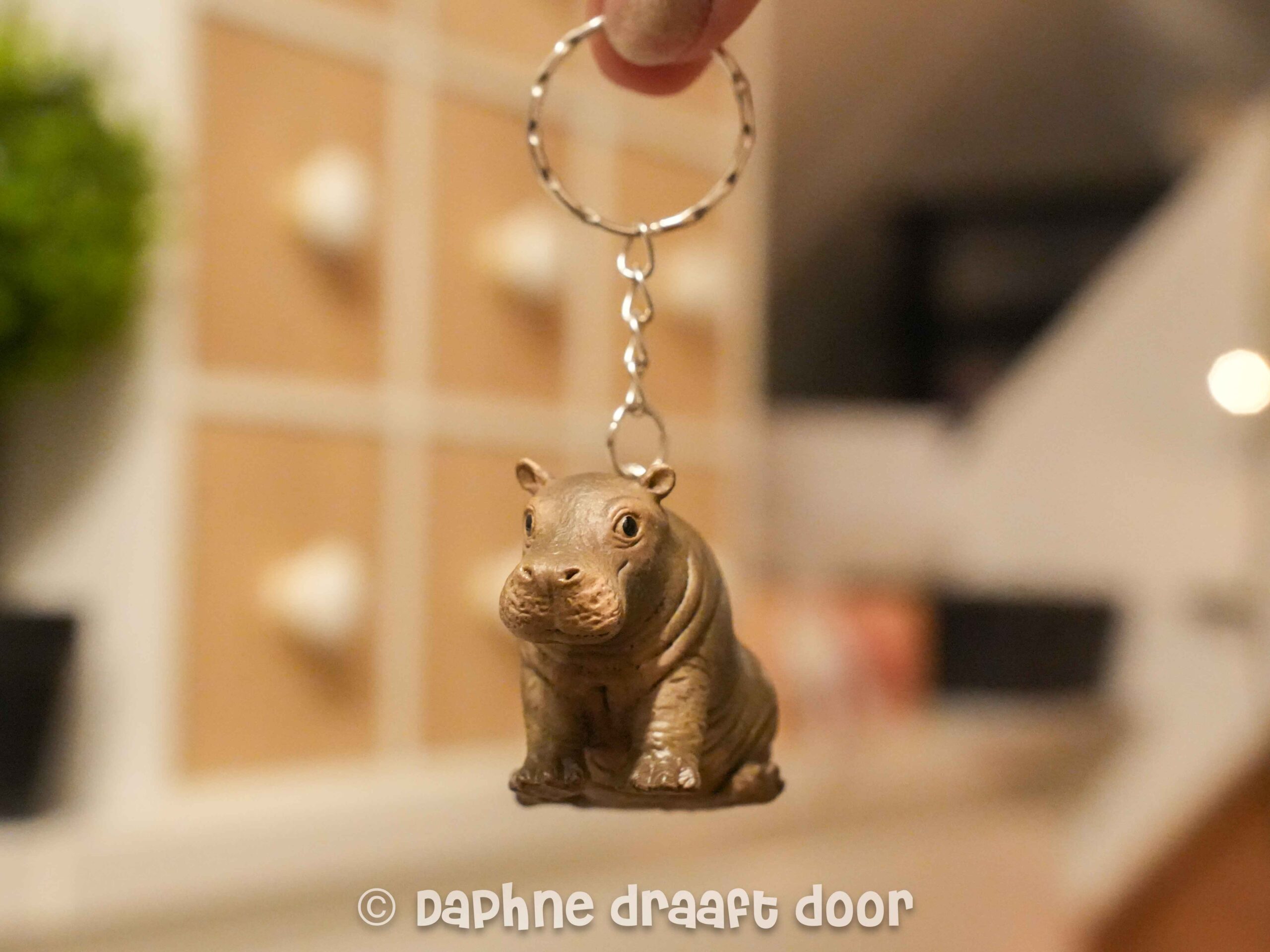 Sleutelhanger Nijlpaardje Schleich - Afbeelding 2