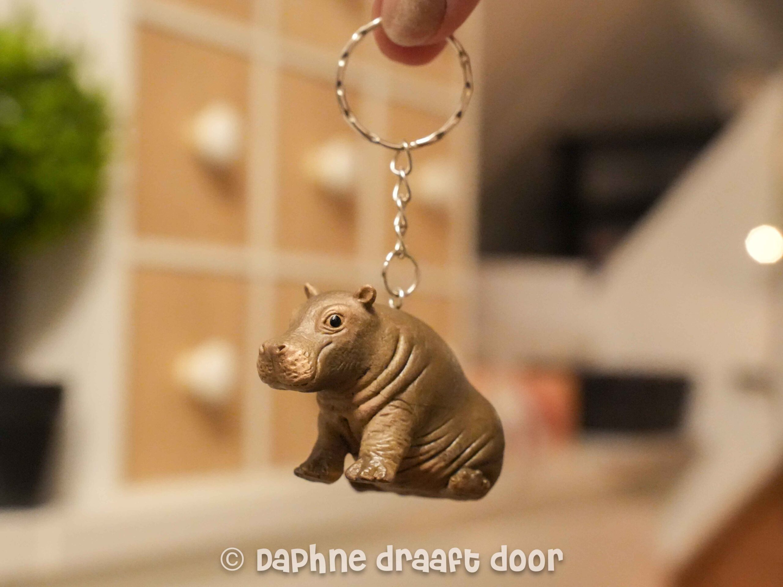 Sleutelhanger Nijlpaardje Schleich - Afbeelding 3