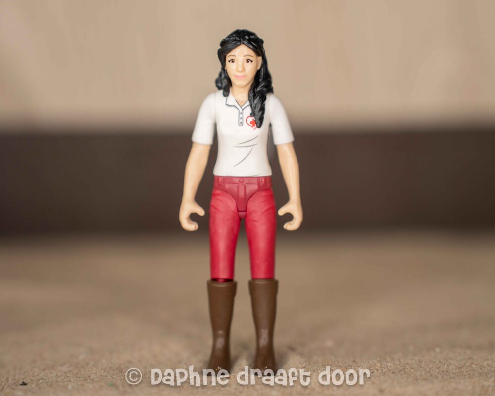 Dierenarts met beweegbare armen en benen